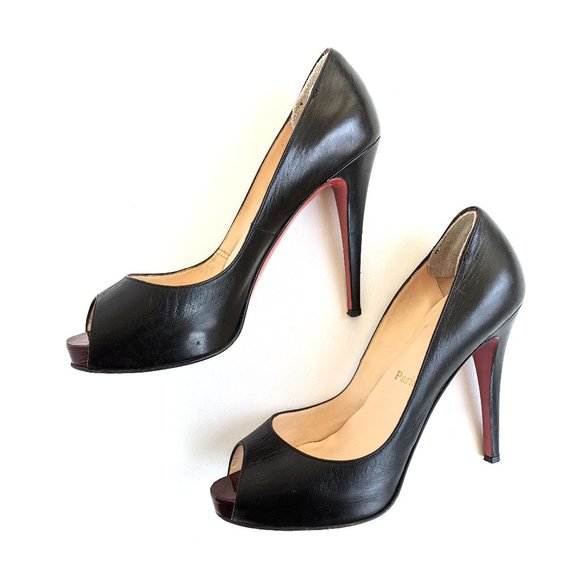 Christian Louboutin Shoes - Christian Louboutin Very Prive Calf Patent Pumps